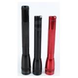 A Trio of Mini Maglite AA Flashlights