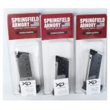 3 Springfield Armory XD Series .45 ACP Magazines