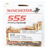 Rds Winchester 555 Round Bulk .22 LR Ammo