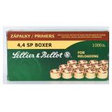 Sellier & Bellot 4 4 SP Boxer Primers Lot of 1000