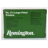 Remington No. 21ï¿½2 Large Pistol Primers (1 000