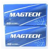 A Lot of 100 Rounds Magtech 9mm Luger Ammunition