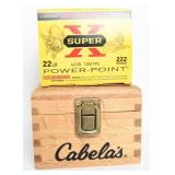Winchester Super-X Power Ammo .22 LR 222 Rds Box