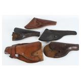 5 Leather Handgun Holsters