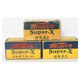 Trio Western Super-X Ammo Boxes .22 W.R.F. 150 Rds