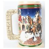 1998 Budweiser Holiday Stein Grant's Farm Holiday