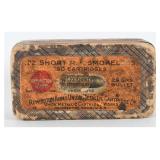 Remington-UMC .22 Short Ammo Box 50 Rds Antique