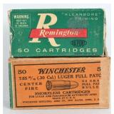66 Rds Remington and Winchester 7.65mm Luger Ammo