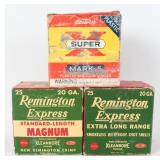 75 Rds Remington Western Super-X Ammo 20 Ga