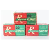 128 Rds Remington Hi-Speed Ammo .22 Short