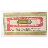 45 Peters Cartridge Co. No. 3821 .38 S&W Ammo