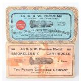 45 Remington and Peters .44 S&W Russian Ammo