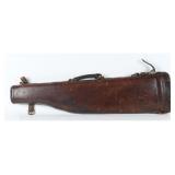 Leather Leg-O-Mutton Breakdown Shotgun Case