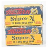 80 Western Super-X .22 LR Shot Ammo