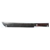 Antique Blacksmith Made Large Steel Butcher Knife