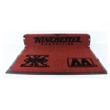 Winchester Ammo Red Black Advertising Floor Runner