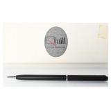 Quill Slant-Top Matte Black Ballpoint Pen Box