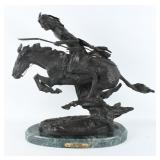 Frederic Remington The Cheyenne Bronze Sculpture