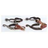 Assortment Western Engraved Steel Leather Straps
