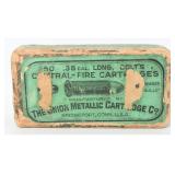 Union Metallic .38 Colt Ammo 50 Rds Antique