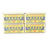 4 Boxes Winchester Leader .22 Short Ammo 200 Rds