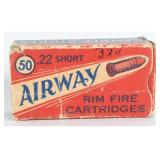 50 Gamble Stores Airway Ammo .22 Short
