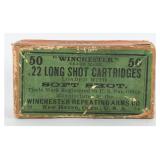 Winchester .22 Long Shot Ammo .22 Long Antique