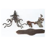 Assortment Antique Cast Iron Industrial Domestic