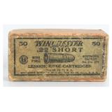 Winchester .22 Short Ammo 50 Rds 1920
