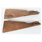 Pair Yugoslavian M70 Pattern Rifle Buttstocks