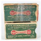 70 Rds Remington Kleanbore Ammo .22 Caliber