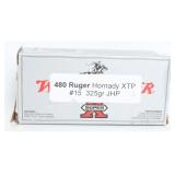 15 Rds Hornady .480 Ruger Ammo