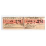 40 Frankford Arsenal .276 Pedersen Ball Ammo 1929