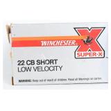 250 Rds Winchester Super-X .22 CB Short Ammo