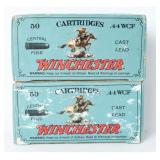 100 Rds Winchester Cowboy .44-40 Winchester Ammo