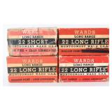 161 Rds Montgomery Ward Brand .22 Caliber Ammo