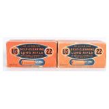91 Rds United States Co. Self-Cleaning .22 LR Ammo
