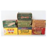 160 Rds Assorted .22 Hornet Ammo Seven Boxes