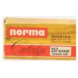 50 Rounds of Norma .357 Magnum Ammunition