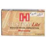 20 Rounds Hornady .30-30 Winchester Custom Lite