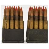 16 Rounds 30-06 Tracer Rounds On M1 Grand Clips