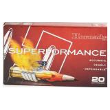 20 Rounds Hornady Superformance 6mm Rem Ammo