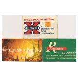 48 Rounds Of .30-06 SPRG Field & 8 Empty Brass