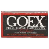 50 rds  44-40 WCF Goex Black Dawge