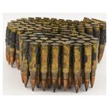 7.62x51mm Nato bullet Belt link with .308 ammo