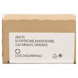 50 rds 7.62MMx51 Patrone, Manoever DM28A2