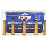 8x56 RS Mannlicher Budapest approx 25 brass