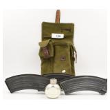 AK-47 Canvas Olive Green Mag Pouch