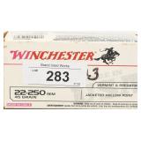 23 Rounds Of .22-250 Rem Ammunition