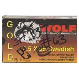 18 Brass Casings 6.5x55 Swedish casings from Wolf